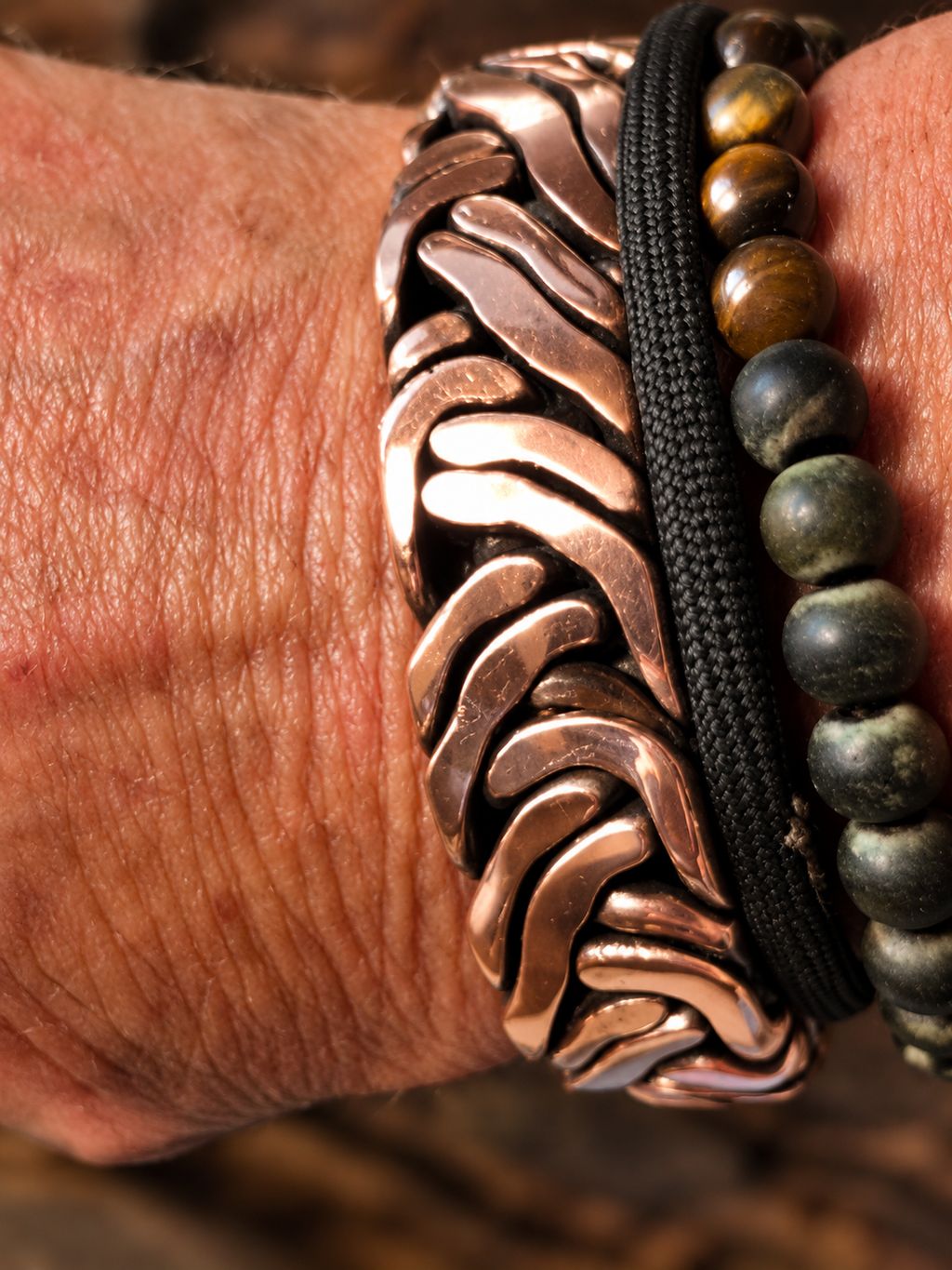 Handcrafted Heavy-6 Gauge Copper Cuff Bracelet Custom Size Avaibale!!