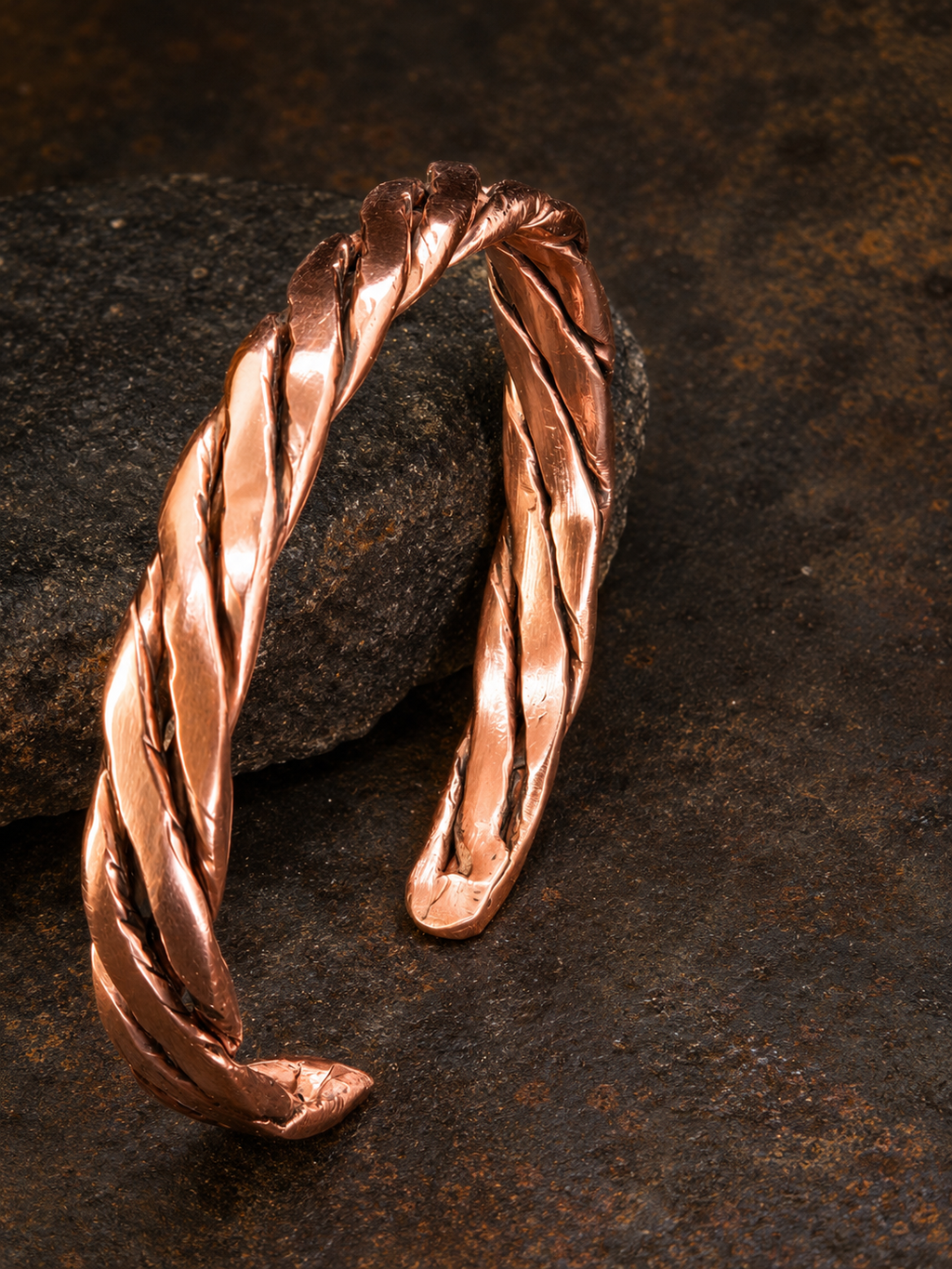 BLUEYE DESIGNS Handcrafted Copper Cuff Bracelet