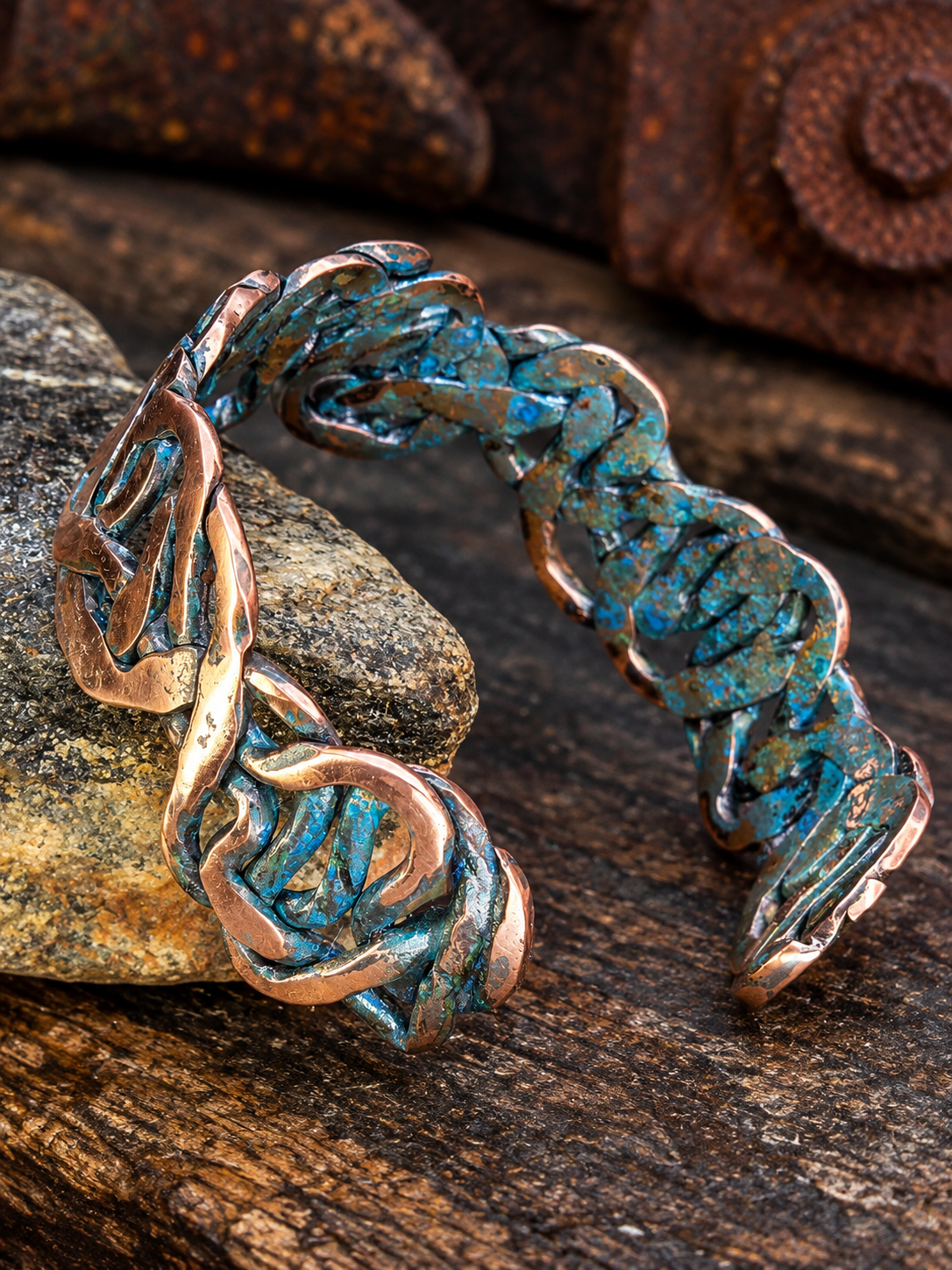 Copper Cuff Jewelry Made With Artistry. Designed Around You. Size Medium
