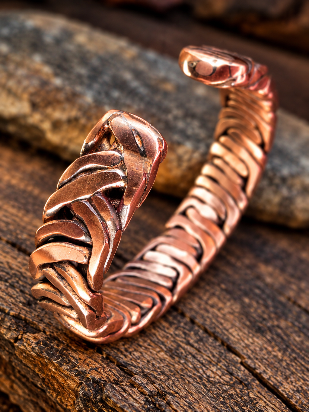 Handcrafted Heavy-6 Gauge Copper Cuff Bracelet Custom Size Avaibale!!