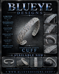 Handcrafted silver cuff bracelet