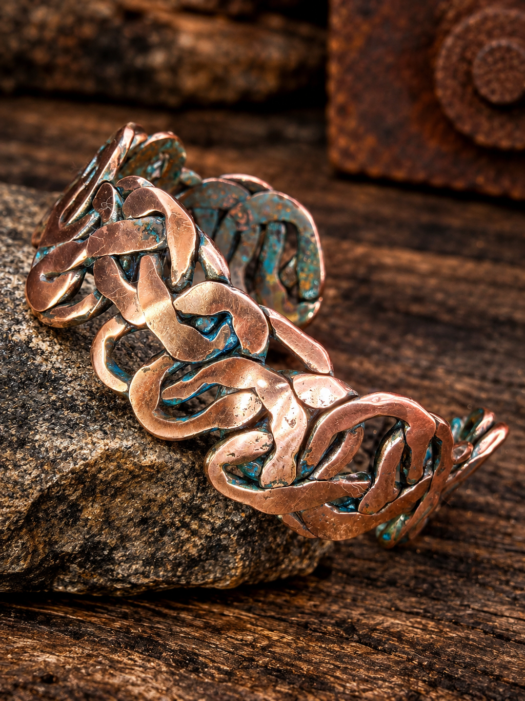 Copper Cuff Jewelry Made With Artistry. Designed Around You. Size Medium