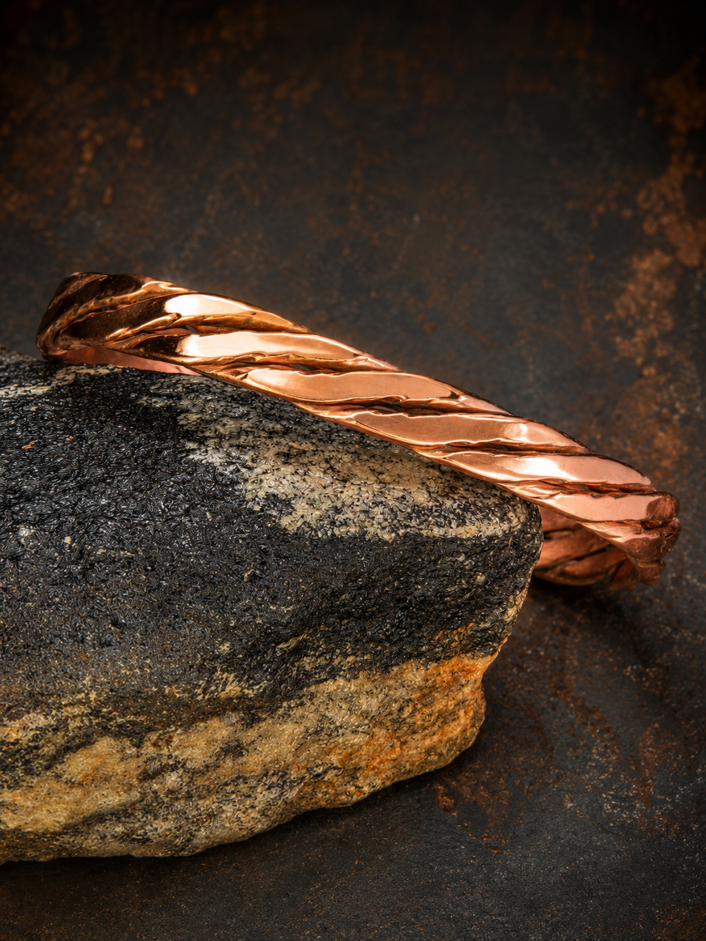 BLUEYE DESIGNS Handcrafted Copper Cuff Bracelet