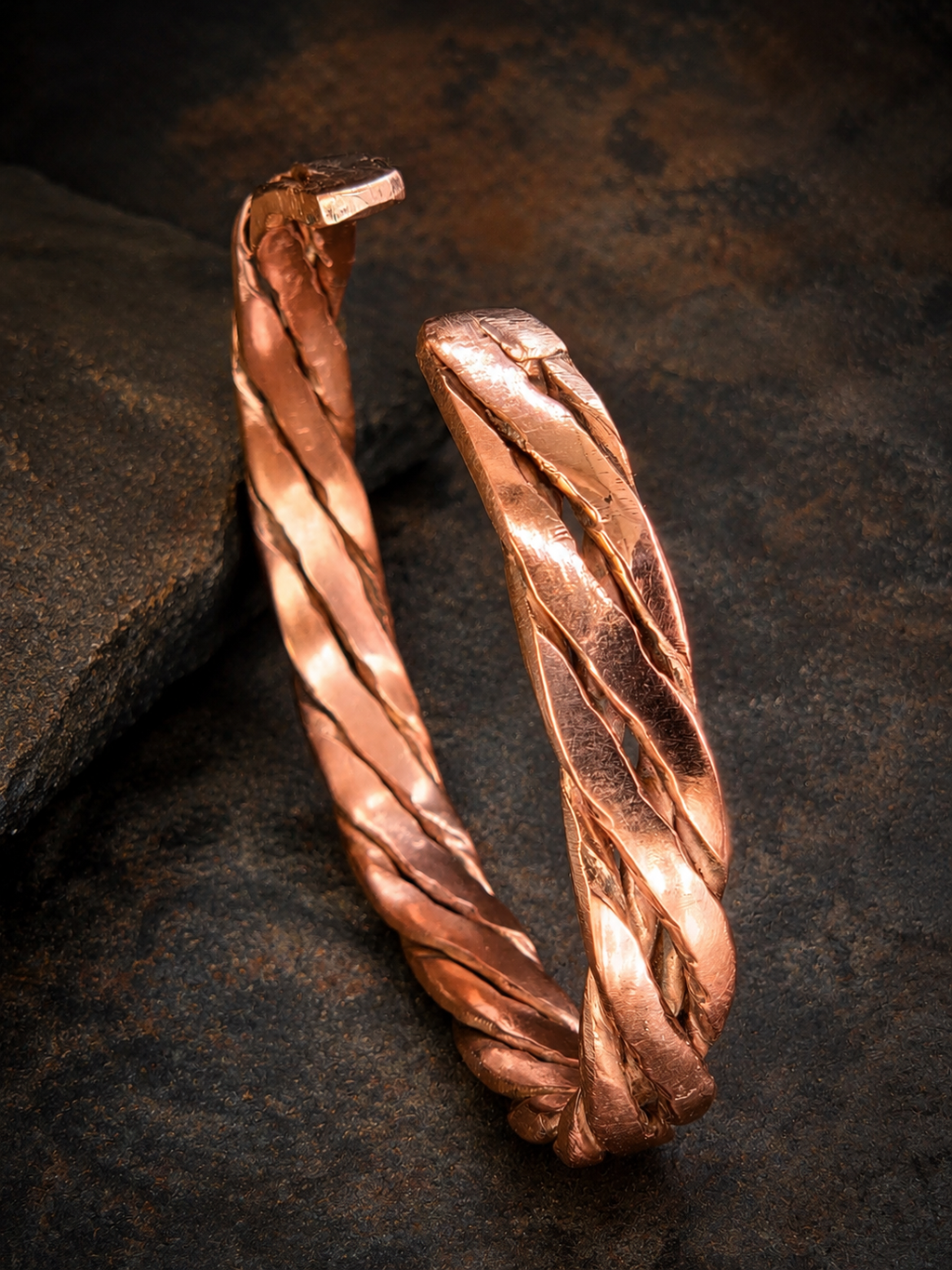 BLUEYE DESIGNS Handcrafted Copper Cuff Bracelet