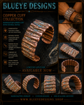 Handcrafted Copper Cuff Bracelet Rustic Patina Artisan Statement Jewelry
