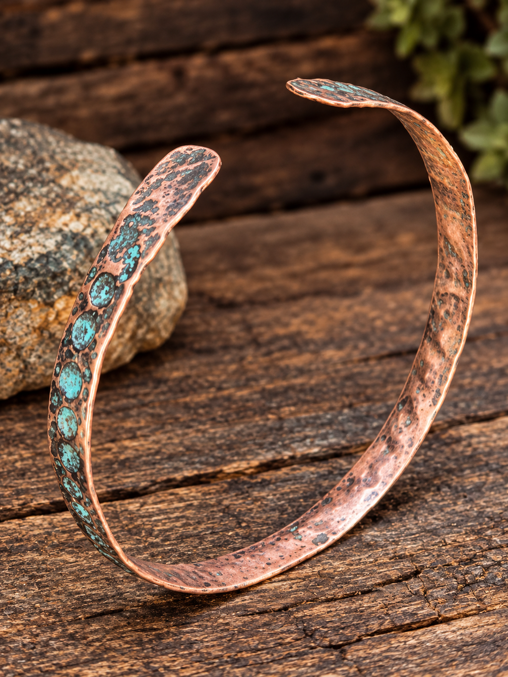 Handcrafted Copper Anklet 8.5" – Artisan Jewelry by Blueye Designs