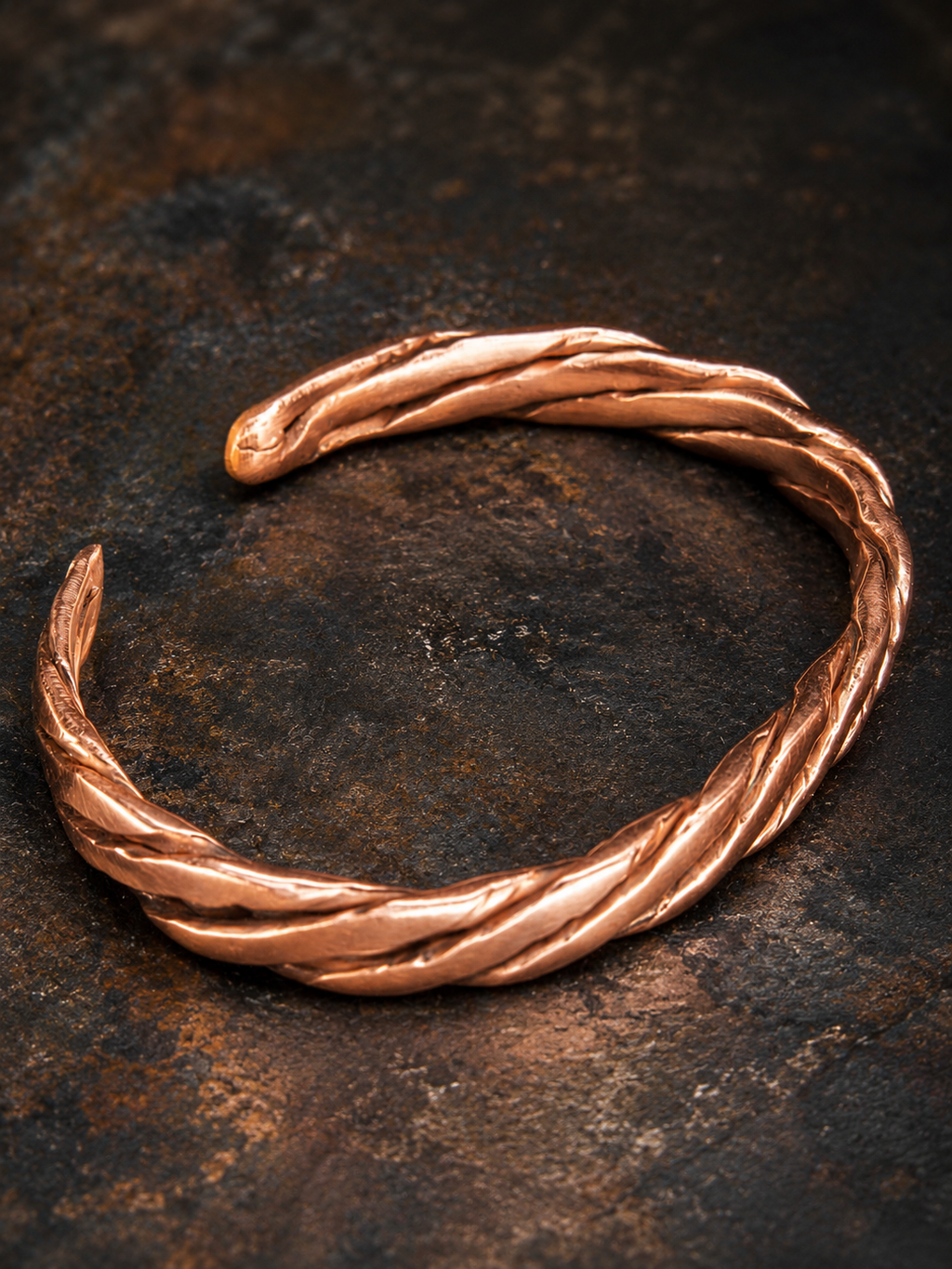 BLUEYE DESIGNS Handcrafted Copper Cuff Bracelet