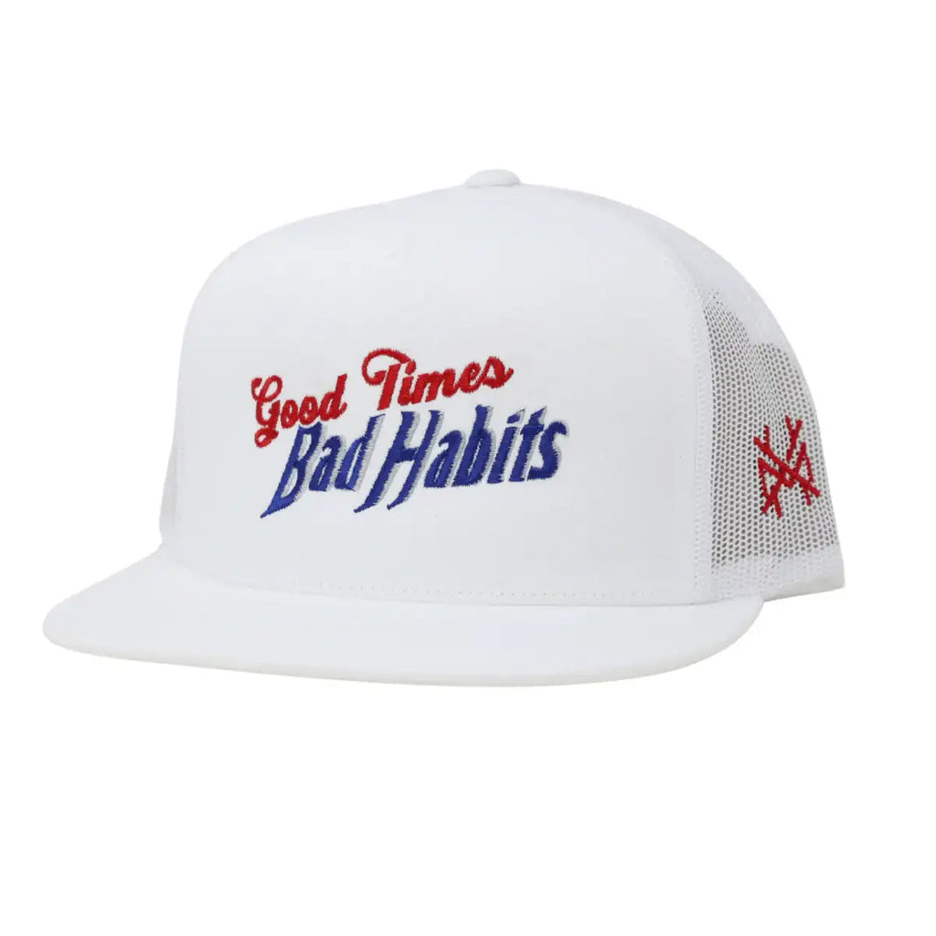 Good Times Bad Habits Snapback Hat