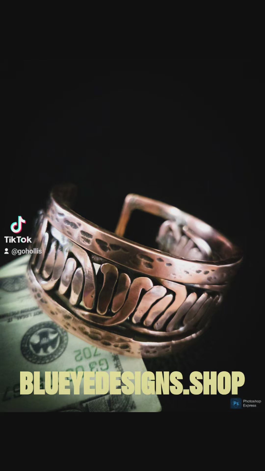 Copper Cuff Braclet One-of-a-Kind Artisan Copper Cuff – Exclusively Yours.