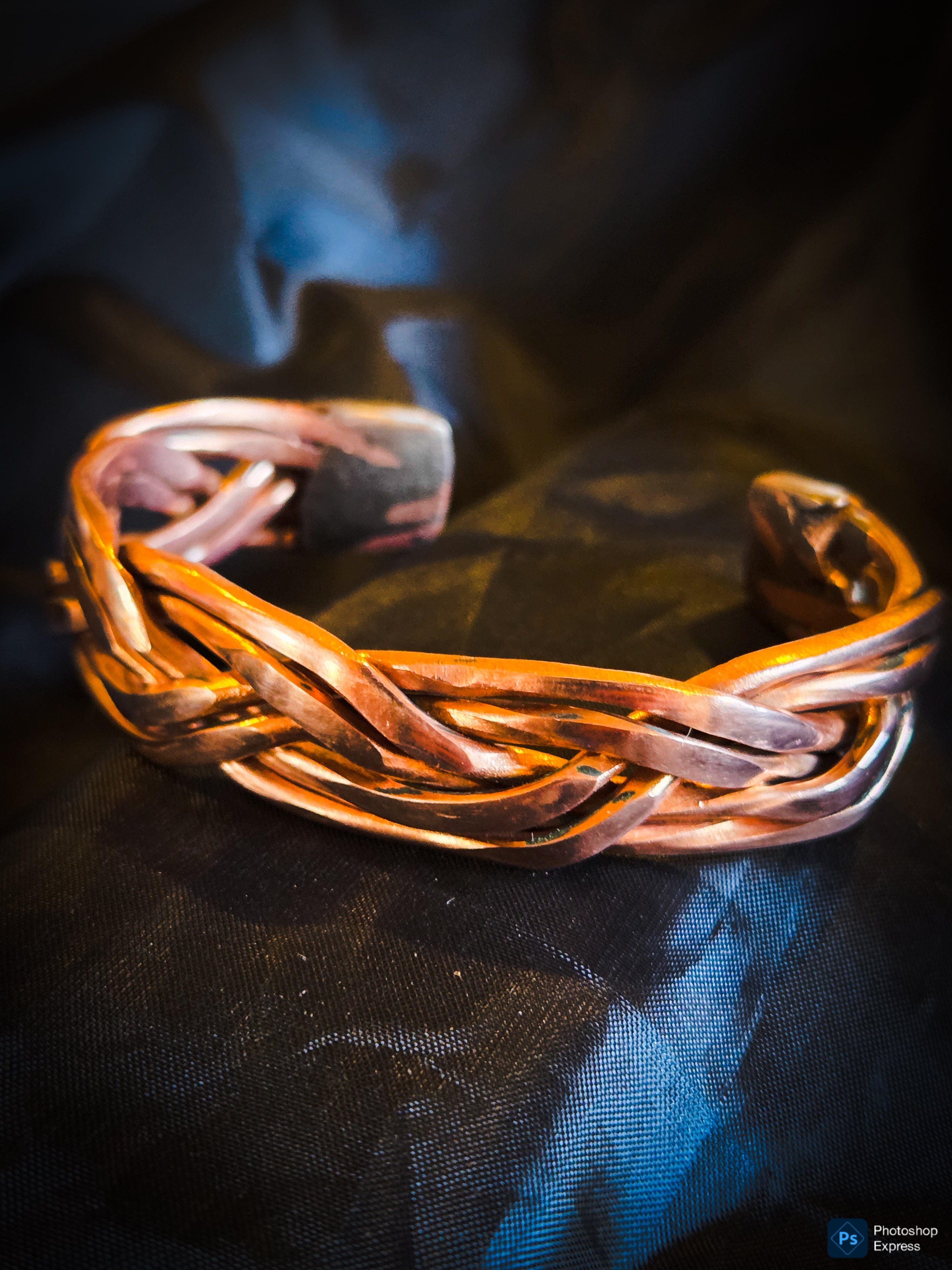🔥 Handcrafted Copper Cuff Bracelet – Mirror Finish – Adjustable Unisex 🔥