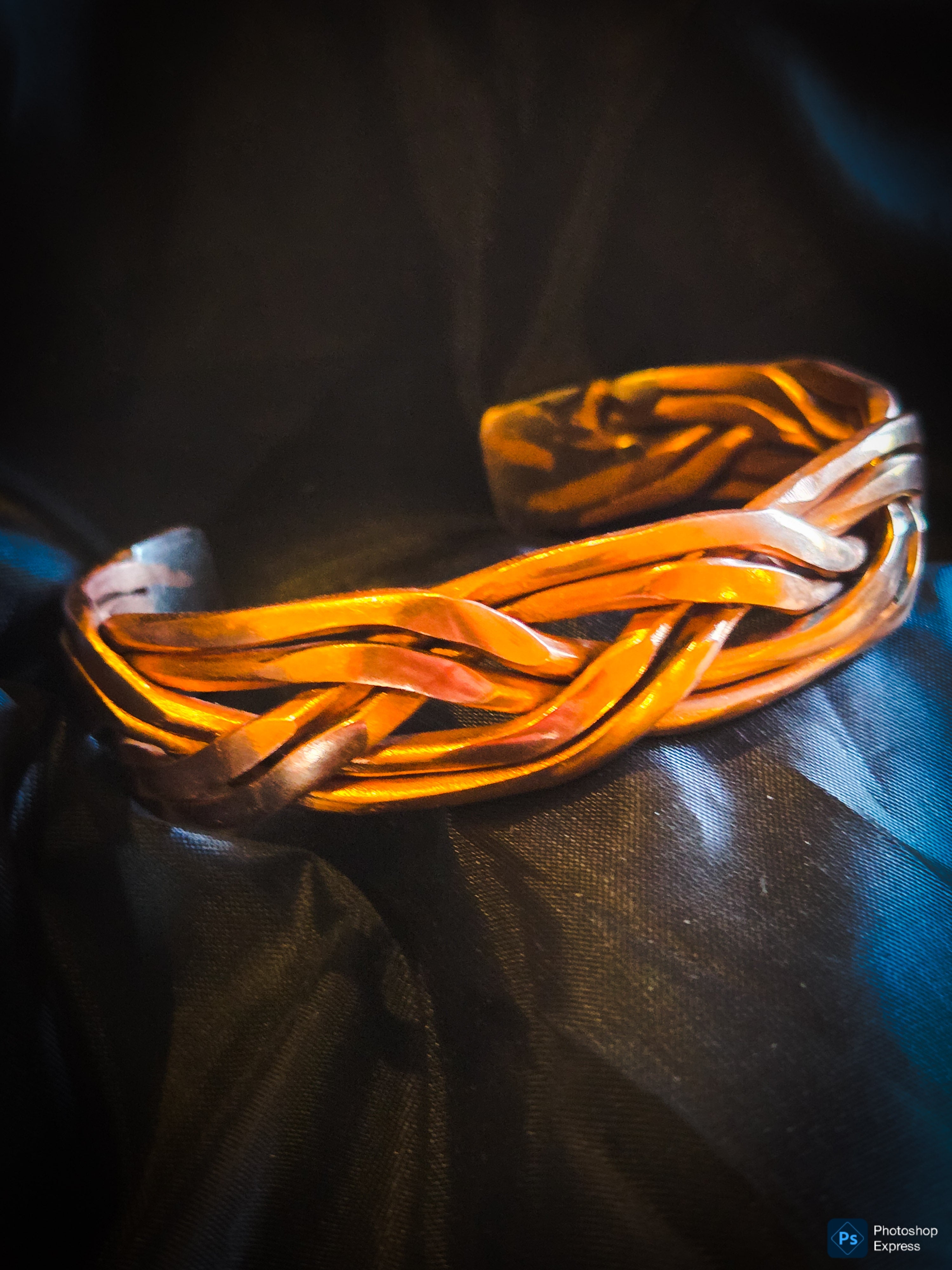 🔥 Handcrafted Copper Cuff Bracelet – Mirror Finish – Adjustable Unisex 🔥