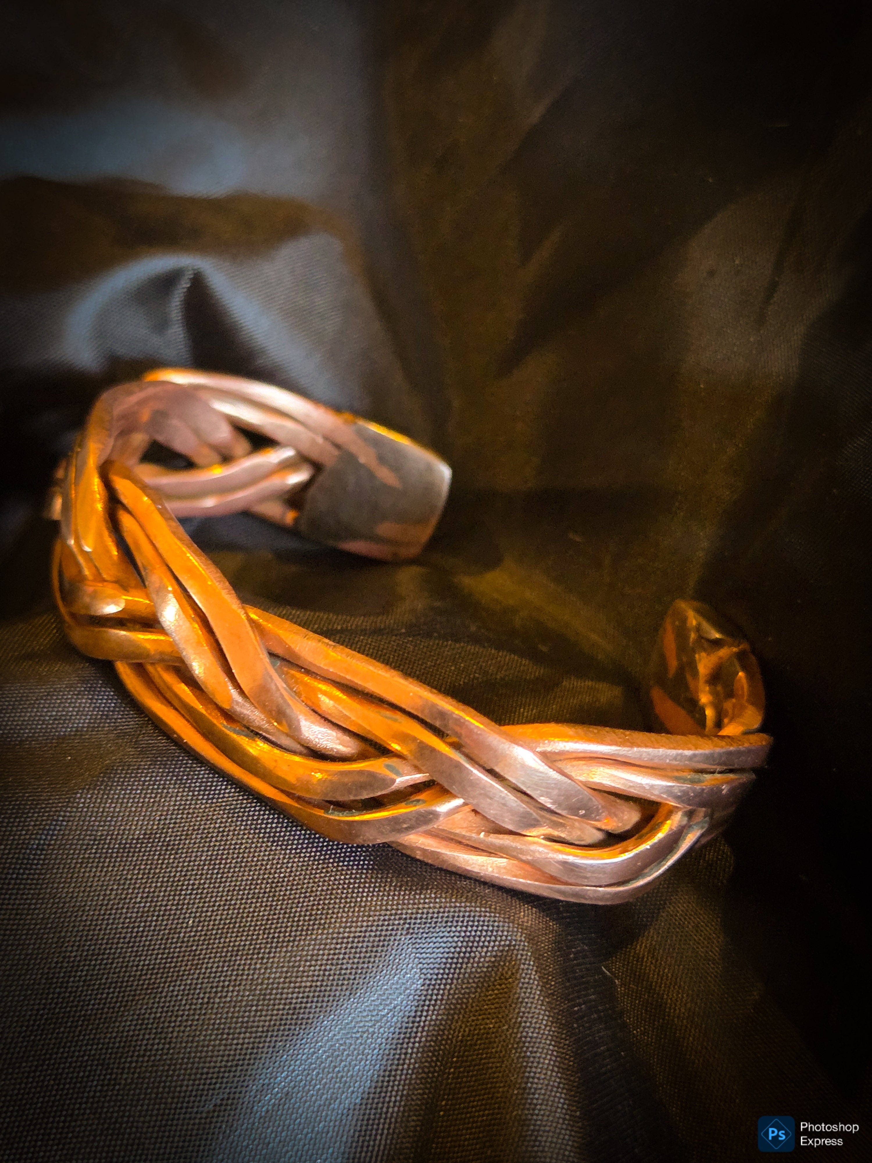 🔥 Handcrafted Copper Cuff Bracelet – Mirror Finish – Adjustable Unisex 🔥