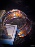 Handmade Hammered Copper Cuff Bracelet – Adjustable Patina Finish – One of a Kind