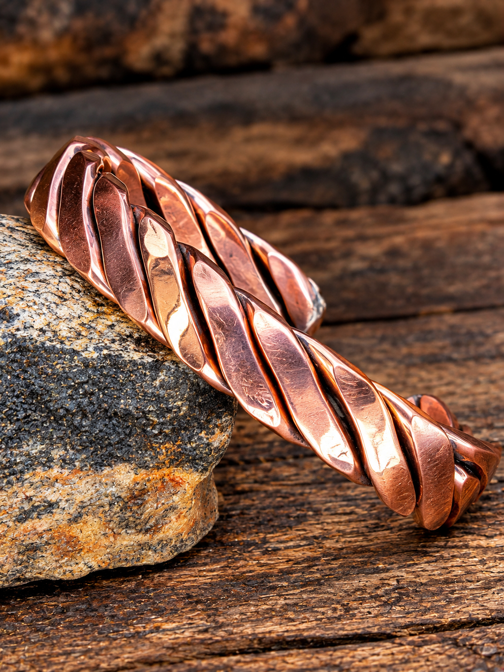 Handmade Copper Cuff Bracelet