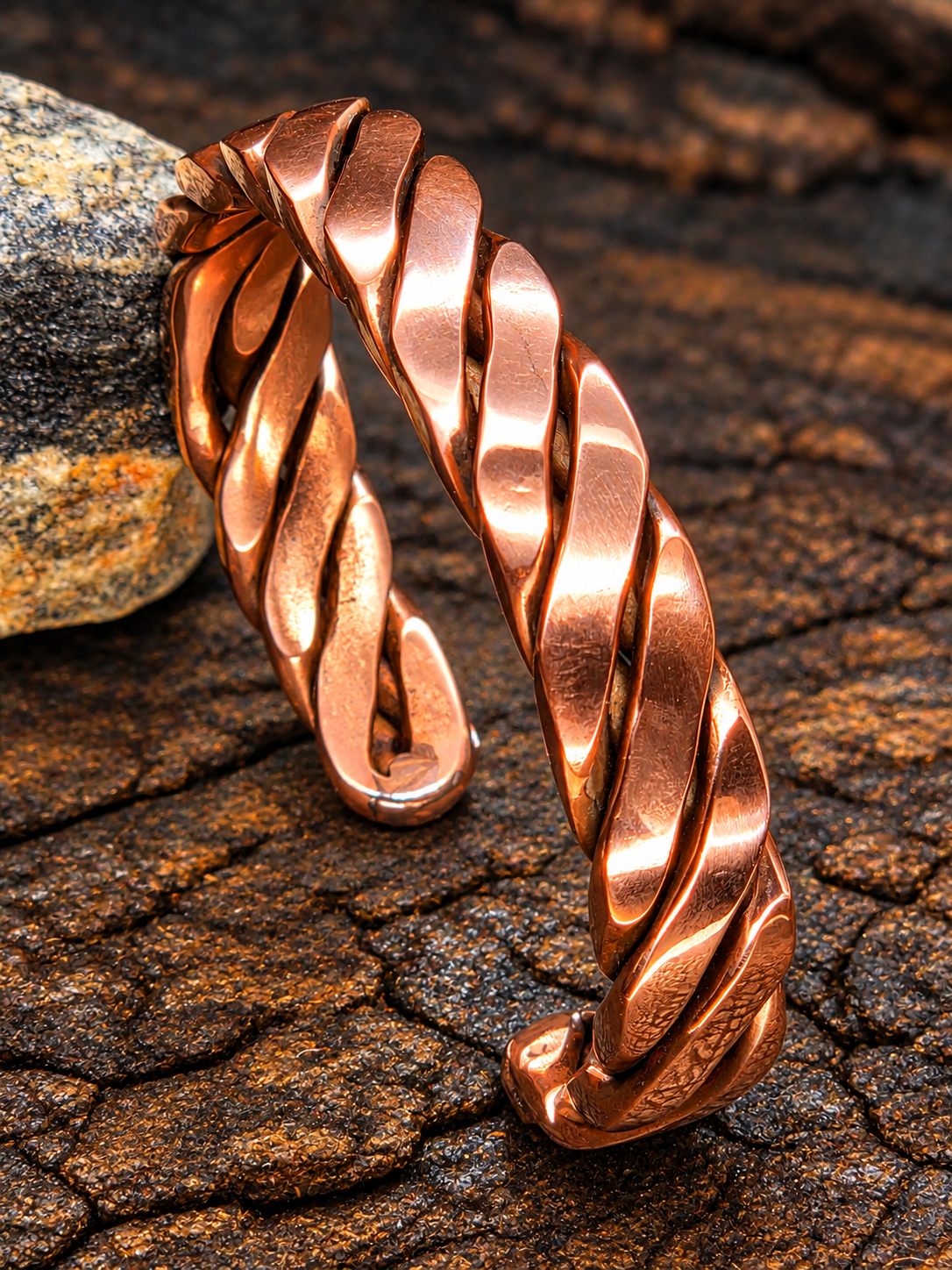 Handmade Copper Cuff Bracelet